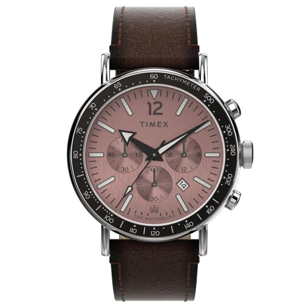Timex Mens Men's Classic Rose Gold Dial Watch - TW2W47300